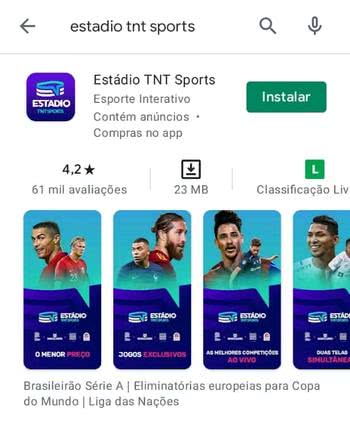 TNT Sports Stadium para Android TNT Sports Stadium para Android