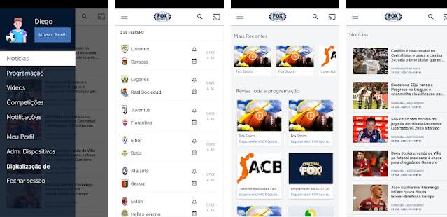Aplicativo Fox Sports Aplicativo Fox Sports