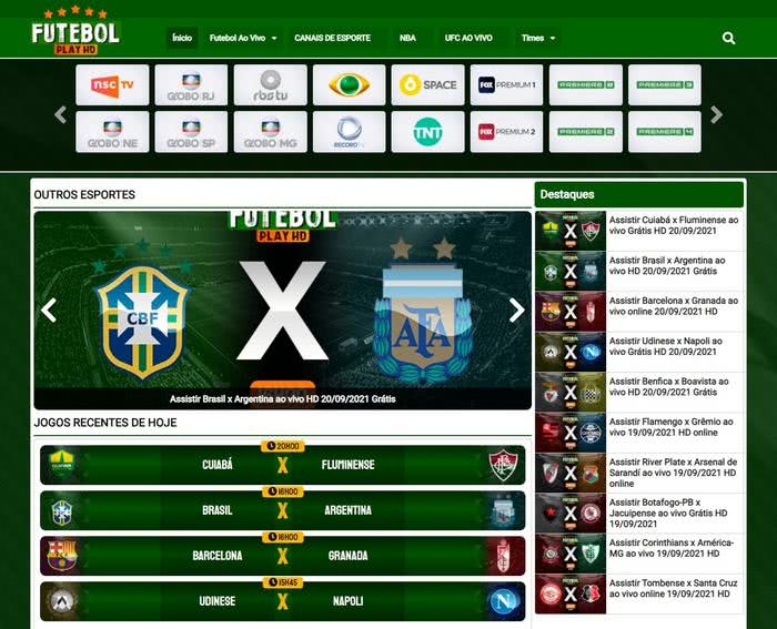 Futebol play hd app