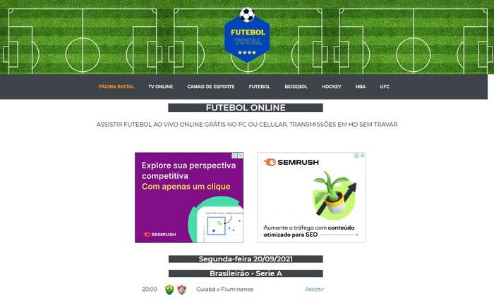 TOP 9 sites para assistir futebol ao vivo grátis - Não perca um campeonato  ⋆ 2aVIA