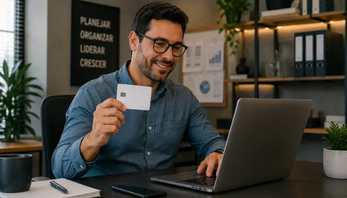 Solicitar cartão de crédito empresarial